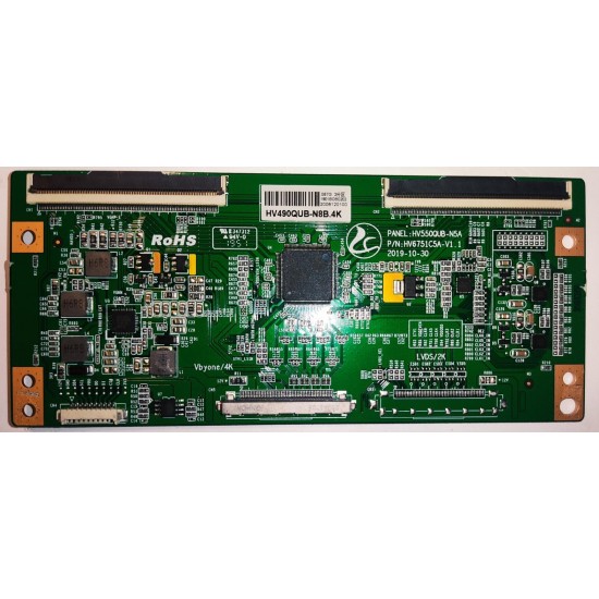 HV550QUB-N5A, HV490QUB-N8B, HV6751C5A-V1.1, T-CON BOARD.