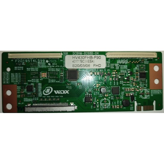 DCBHM-B268B-04, HV430FHB-F90, T-CON BOARD.