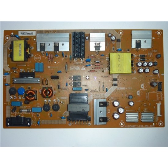 715G8672-P02-000-002H PHILIPS POWER BOARD.