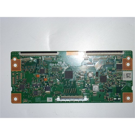 CPWBX, RUNTK, DUNTK4918TP, T-CON BOARD.